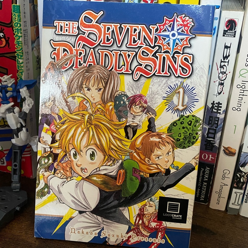 Seven Deadly Sins Vol 1 manga, English